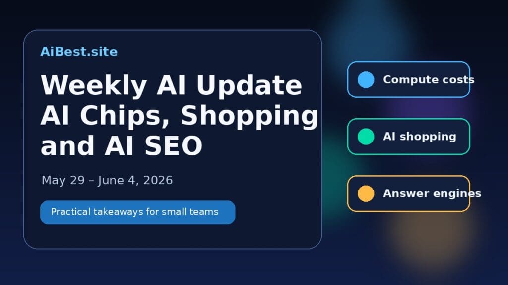 Weekly AI Update: AI Chips, Agentic Shopping, and What Small Teams Should Watch